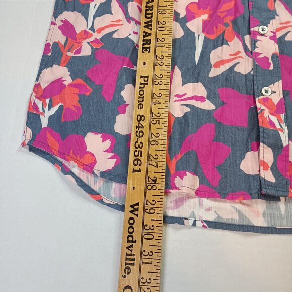 Chubbies The Friday Shirt Men's M Multi Floral Slub Poplin The Shakedown Street - Picture 6 of 7